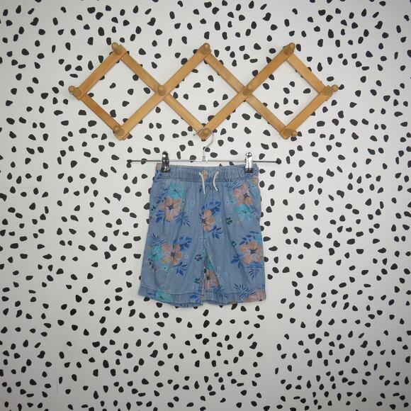 OshKosh B'gosh Other - Oshkosh Chambray Tropical Hawaiian Floral Boys Shorts